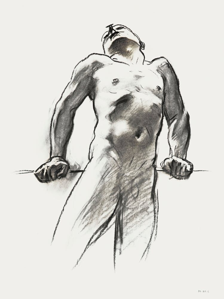 Man Standing, Head Thrown Back, John Singer Sargent