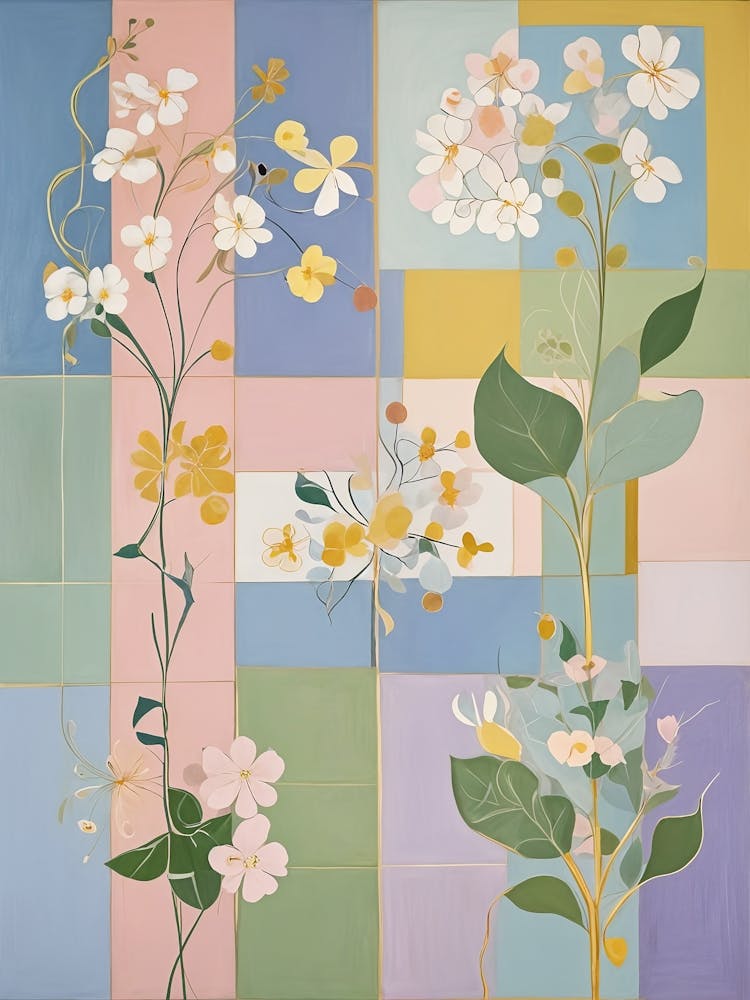 Squared Floral no1