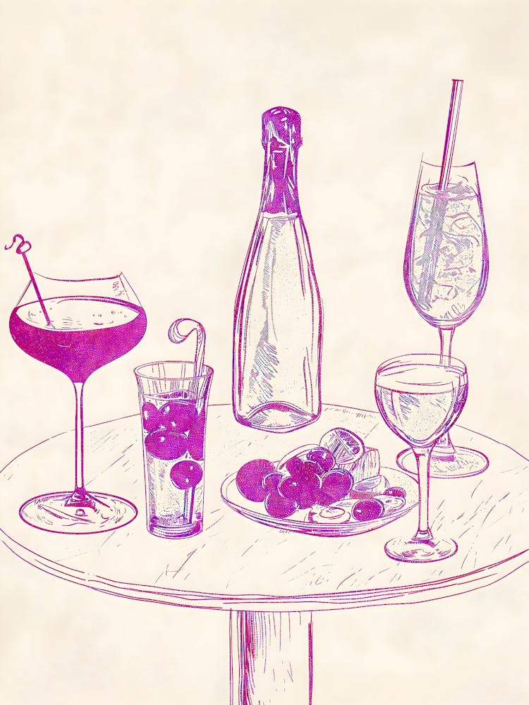 Table With Drinks