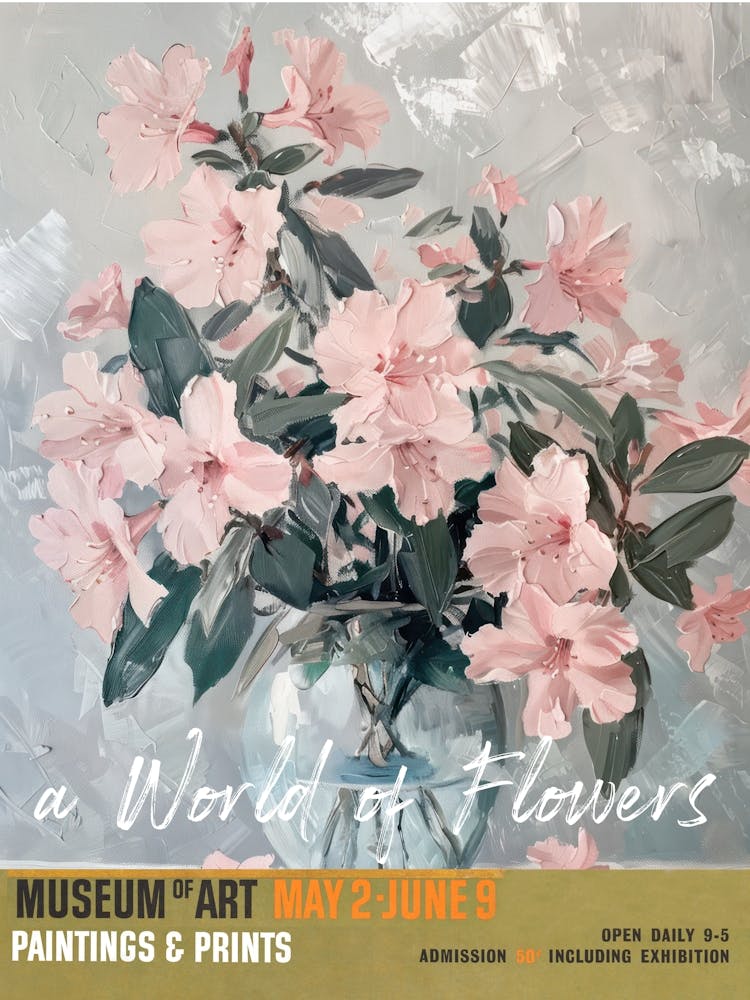 A World Of Flowers, Van Gogh Exhibition Azalea 1