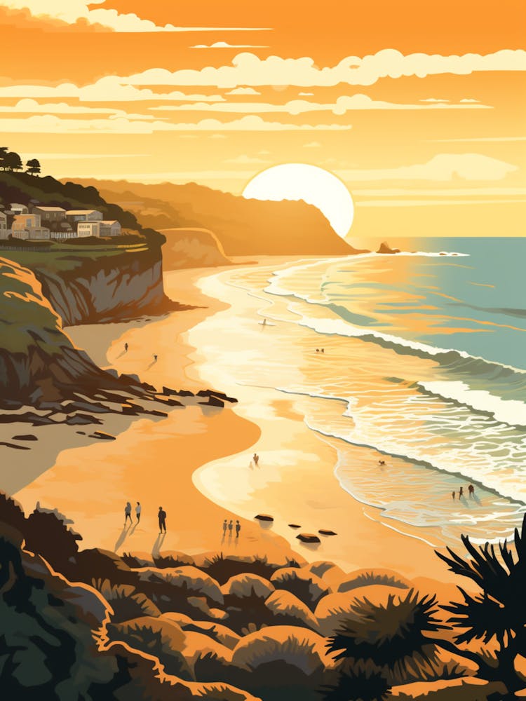 Avoca Beach Australien Goldene Töne 1