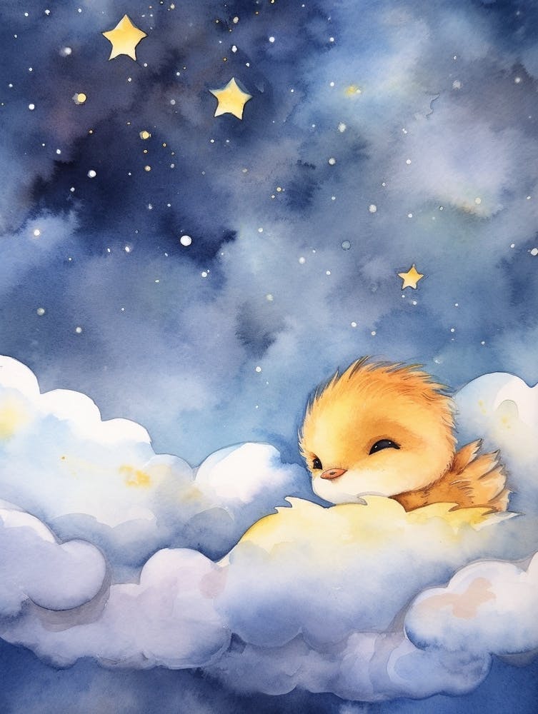Baby Duck 2 Sleeping In The Clouds