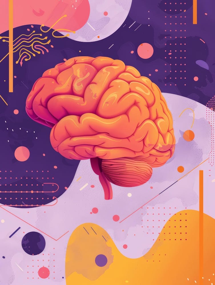 Abstract Brain Illustration 1