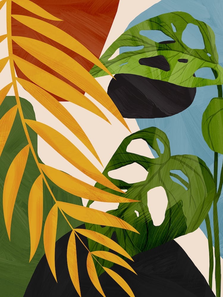 Abstract Tropical Art 2