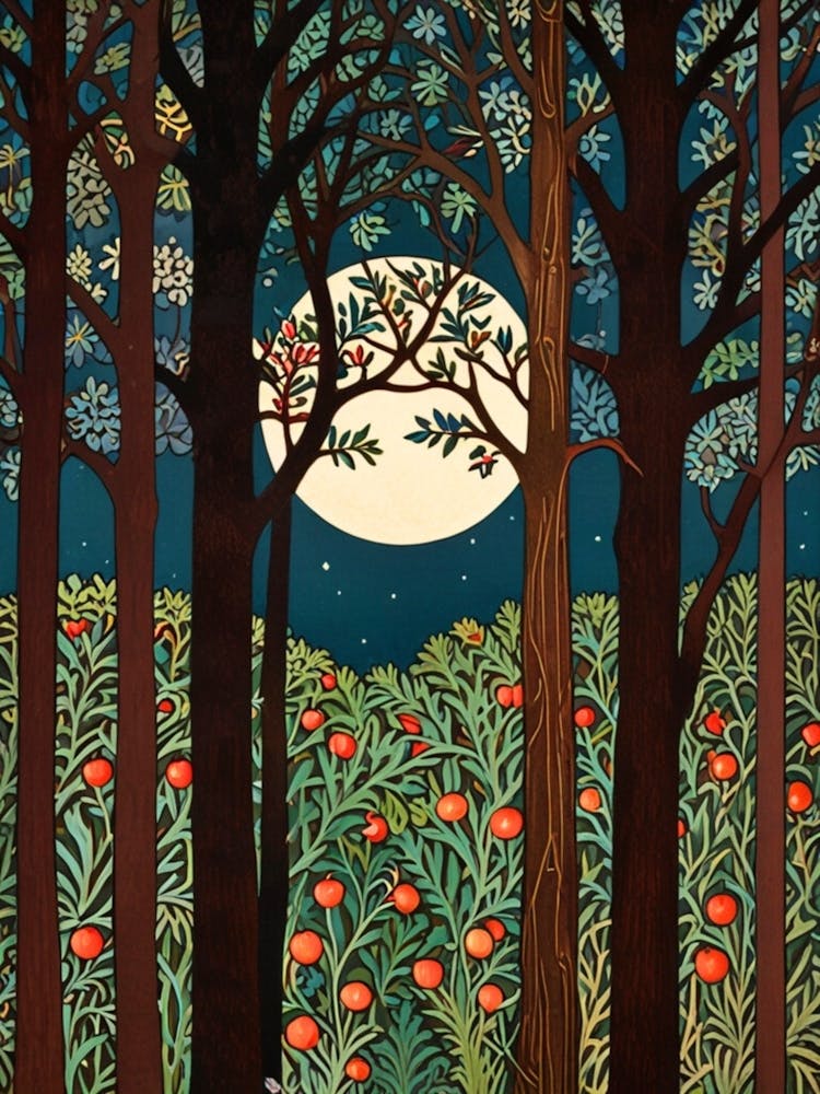 William Morris - Clair de Lune Dans Les Bois 75