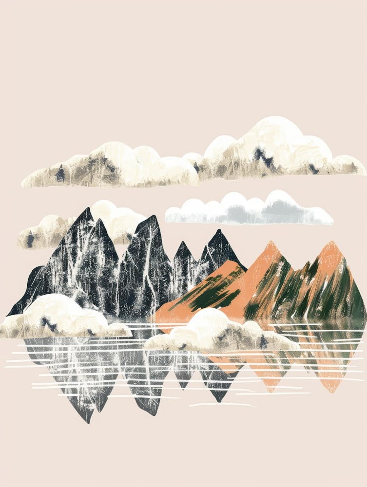 Mountains Ii Canvas Print 1