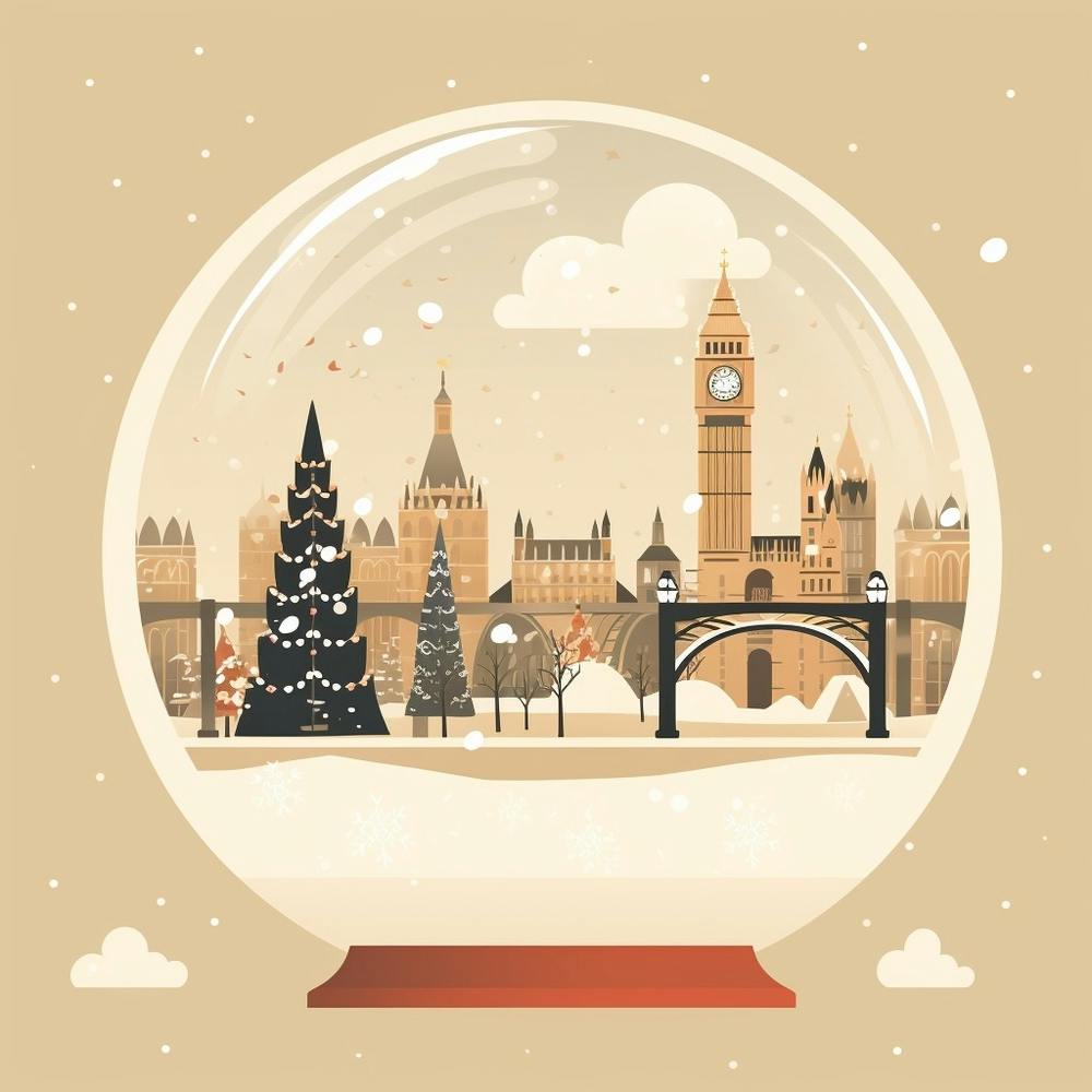 London United Kingdom 3 Snowglobe