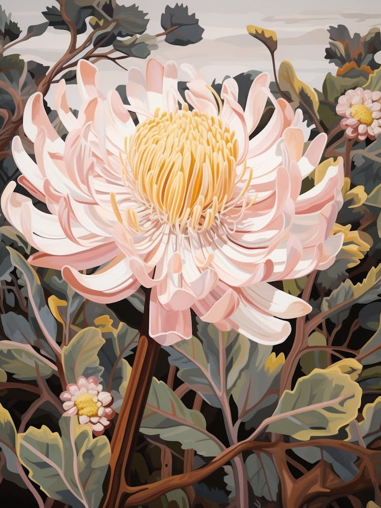 Everlasting Flower 1 Flower Painting