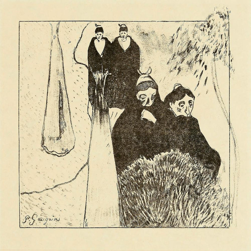 Old Women Of Arles, From The Volpini Suite (1889), Paul Gauguin