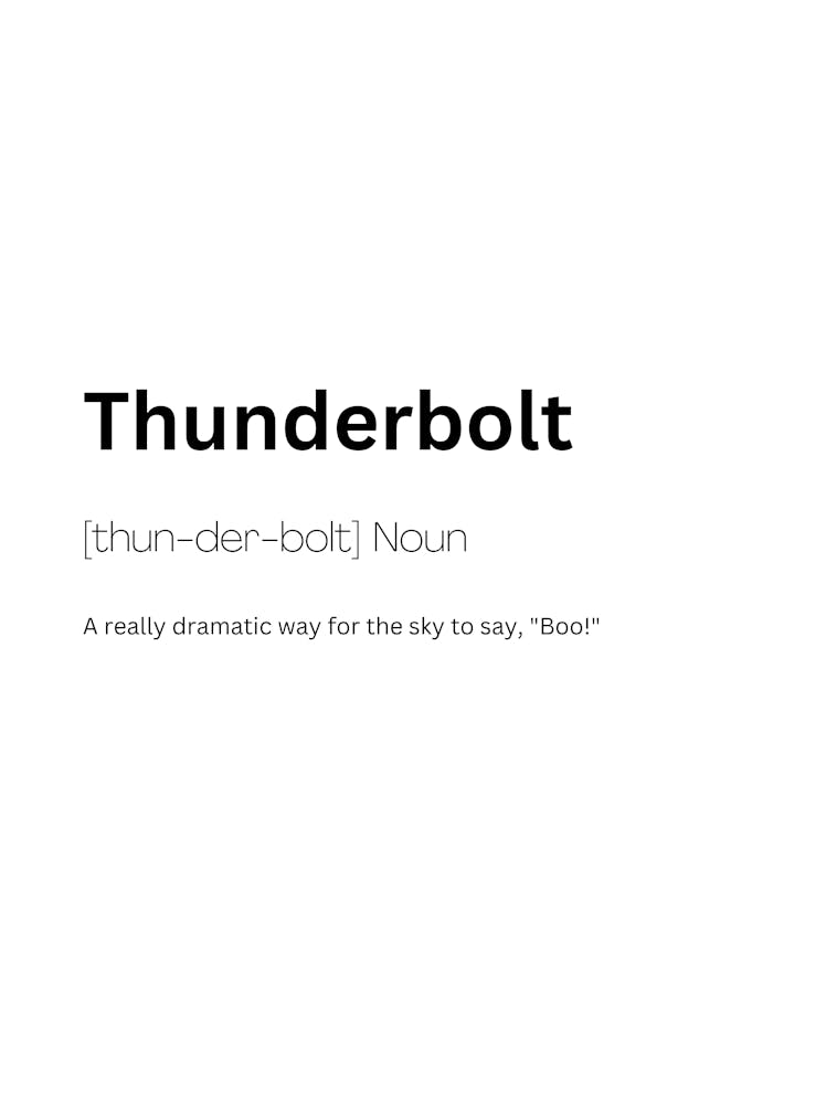 Thunderbolt Definition Meaning
