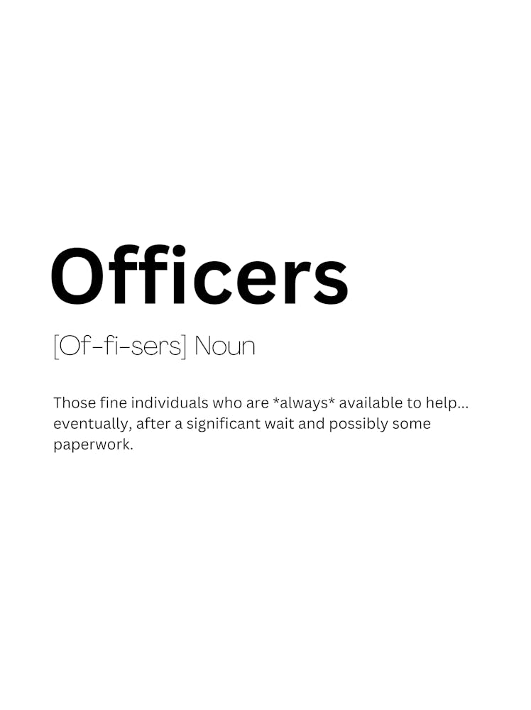 Officers Definition Meaning