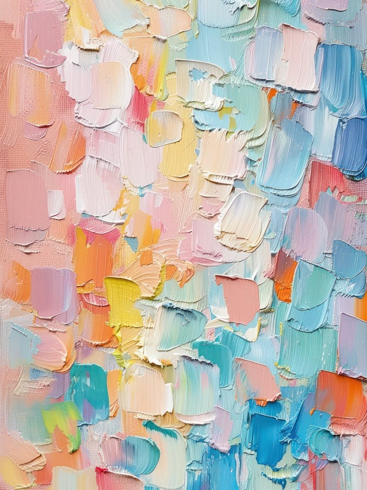 Pastels Impasto Brush Strokes 2