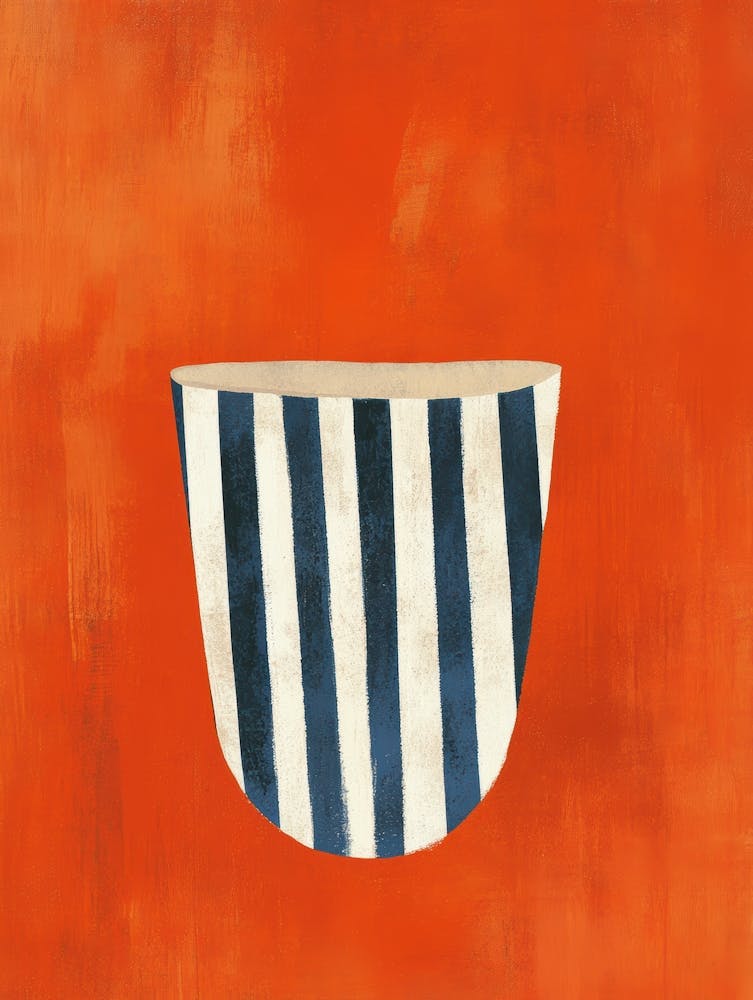 Striped Cup