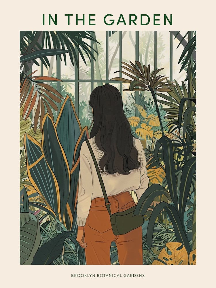 In The Garden Poster Brooklyn Botanical Gardens 3