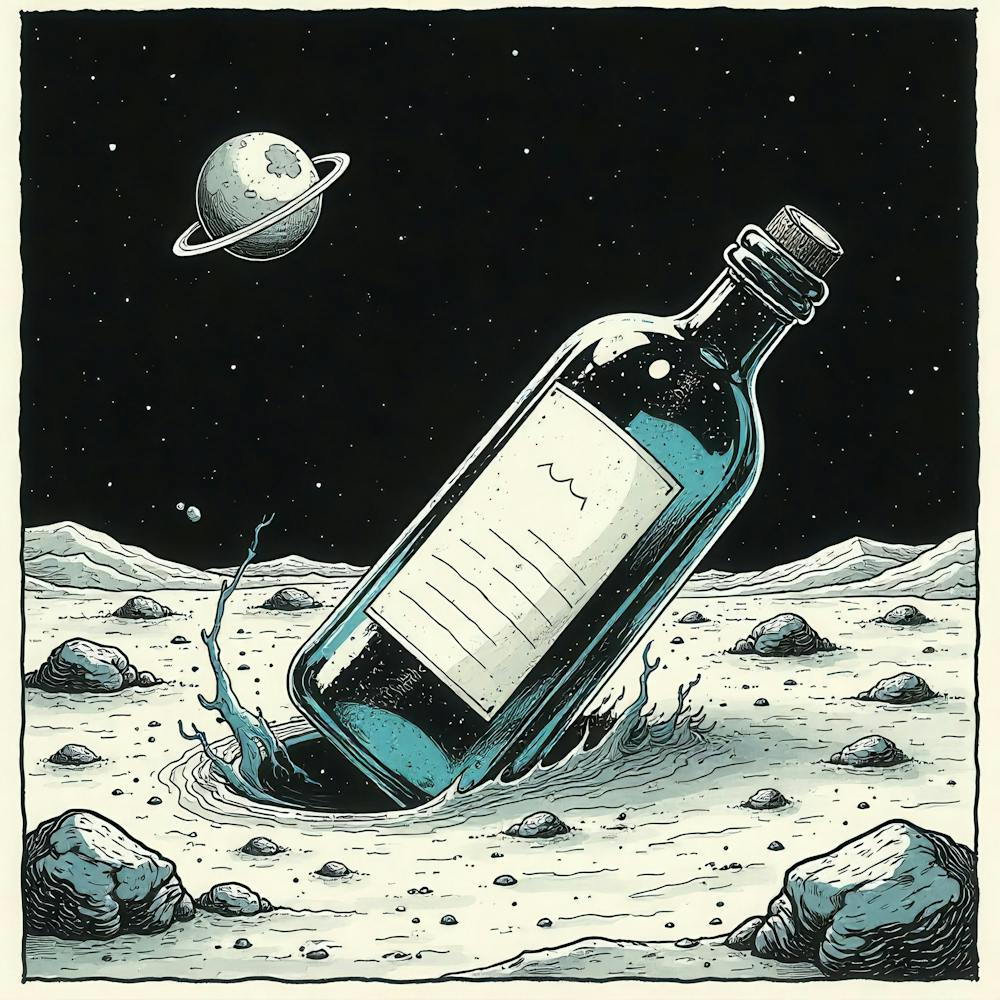 Bottle On The Moon