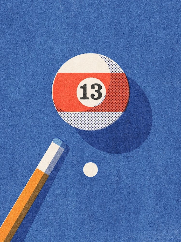 BALLS Billiards - ball 13