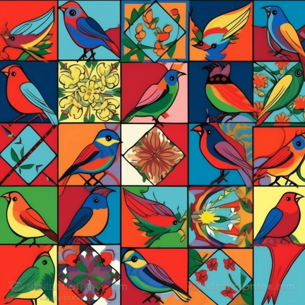 Colorful Birds 1