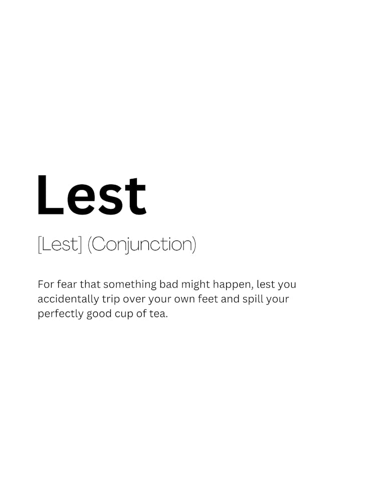 Lest Definition Meaning 1