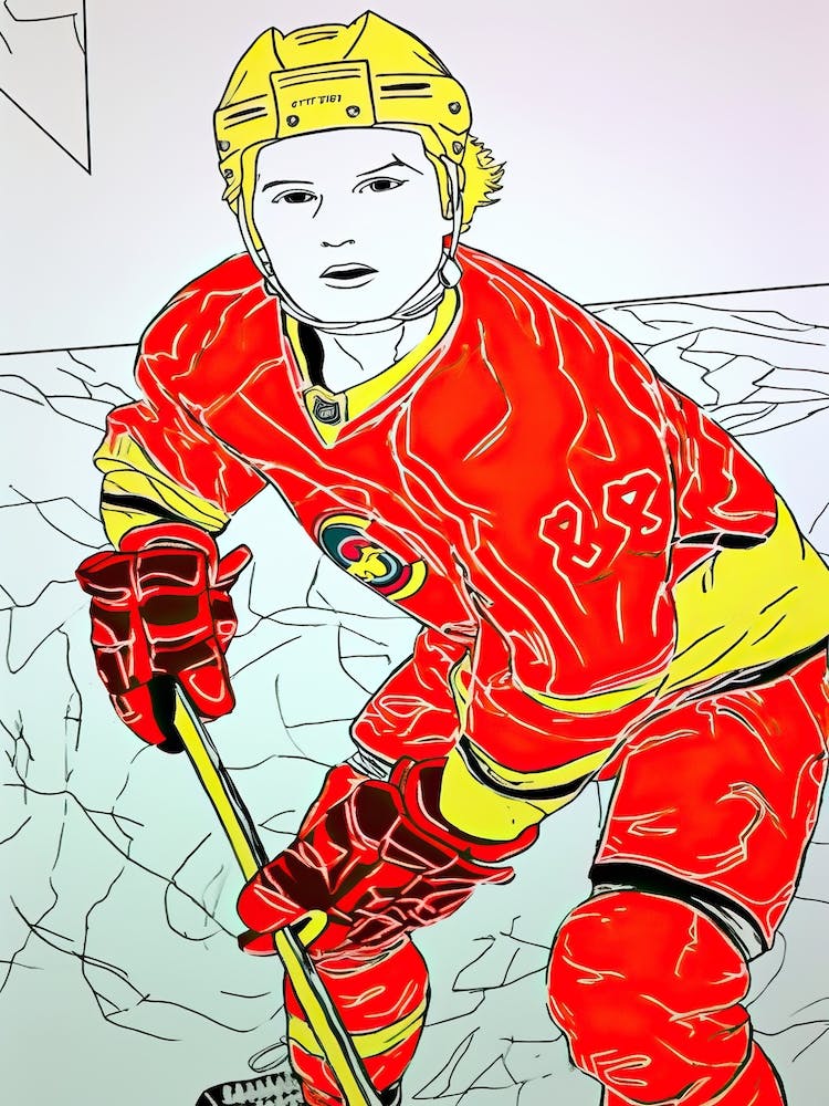 Hockey Pop Art 1