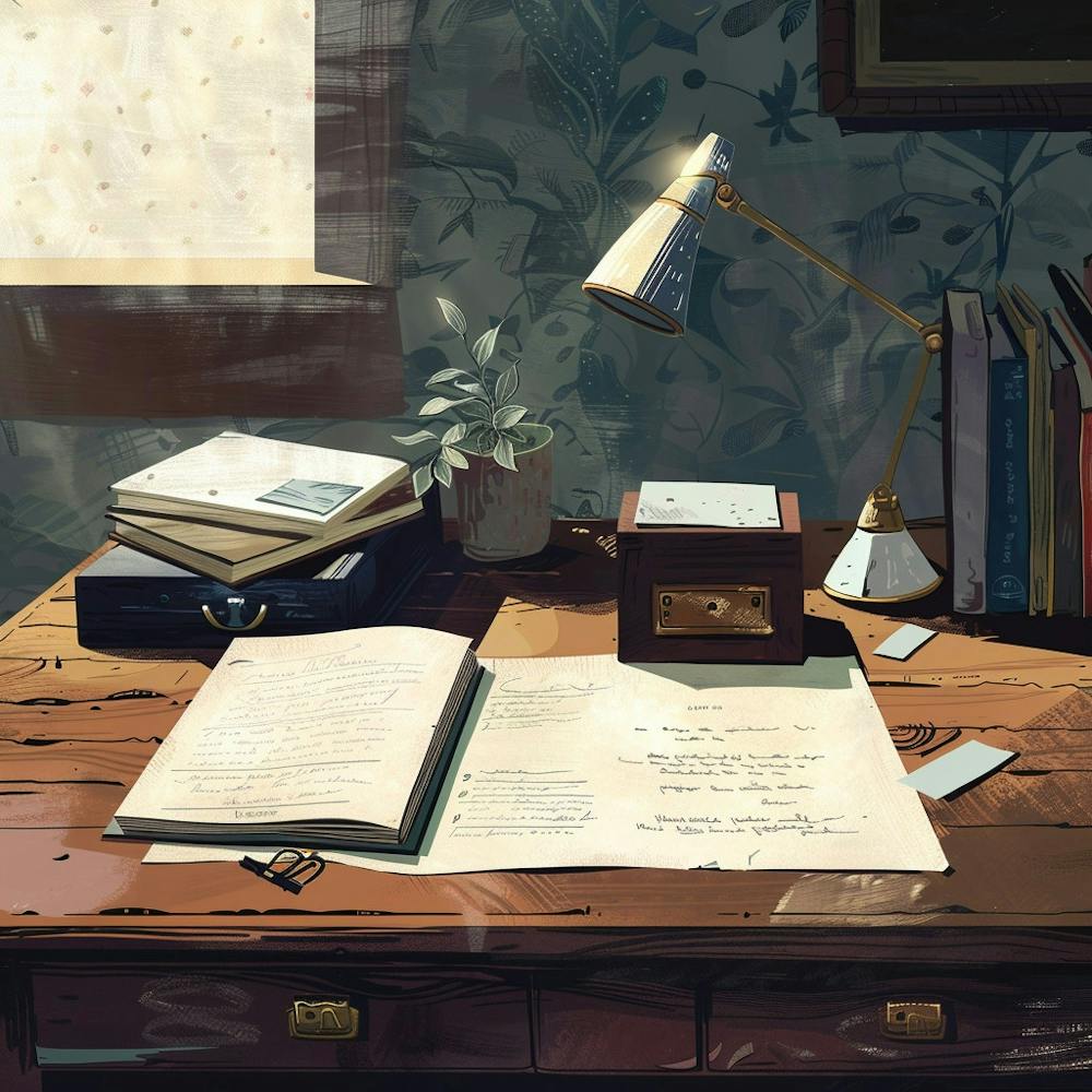 Desk Painting