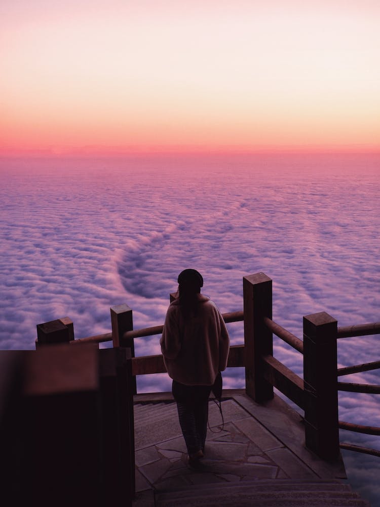 Sunrise Over The Clouds