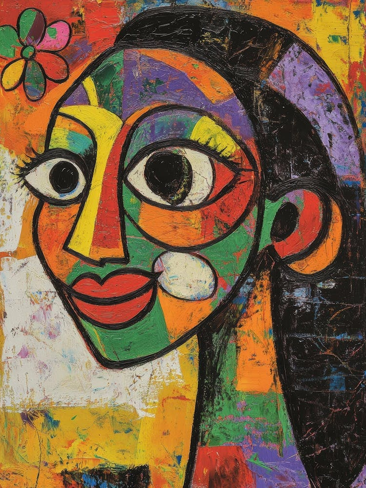 Woman With A Flower 2