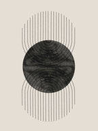 Black Moon Design Contemporary Simplicity Illustration
