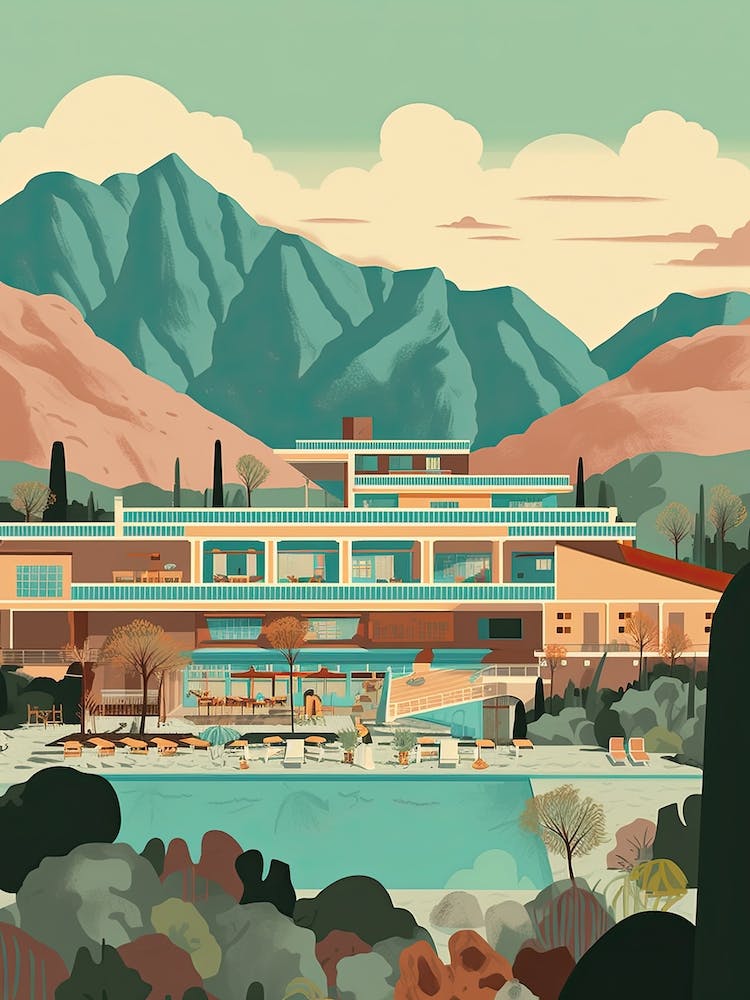 Monterrey Mexico Travel Illustration 3