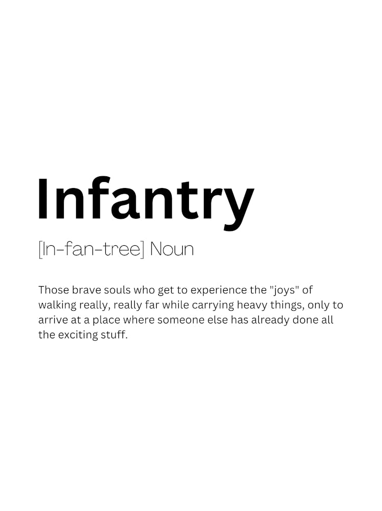 Infantry Definition Meaning