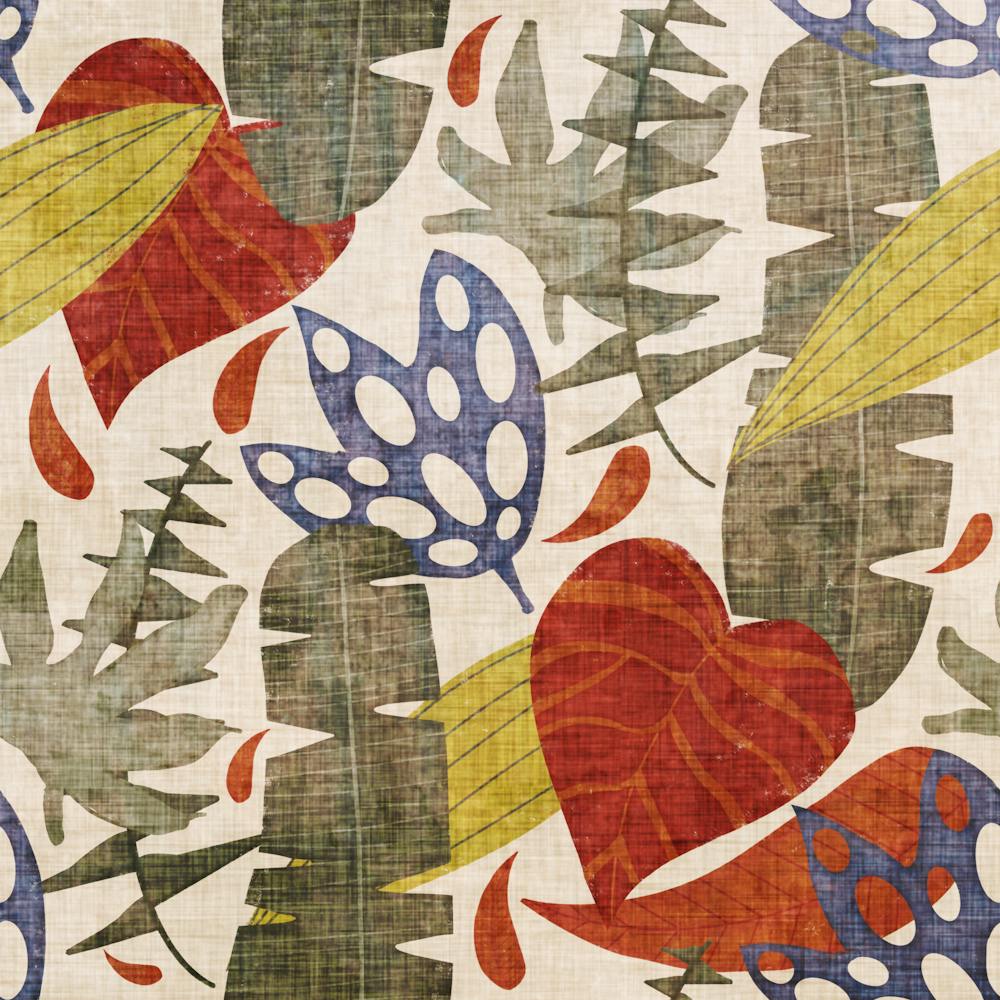 Modern Boho Tropical Leaves