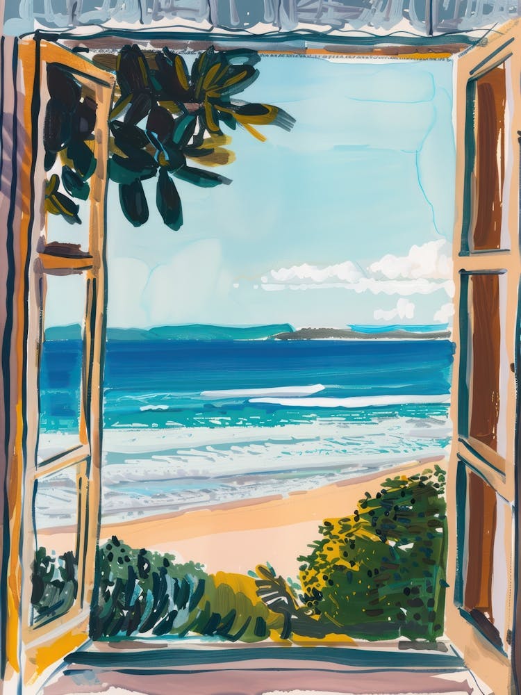 Travel Poster Happy Places Byron Bay 2
