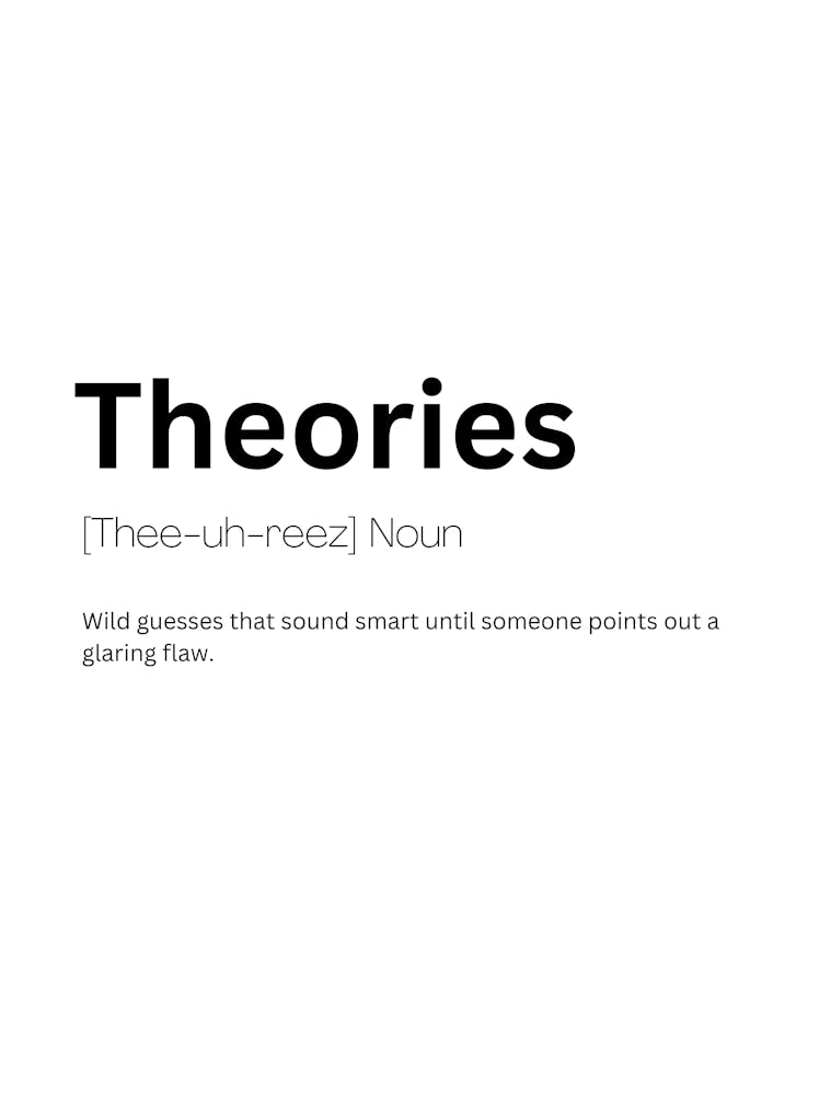Theories Definition Meaning