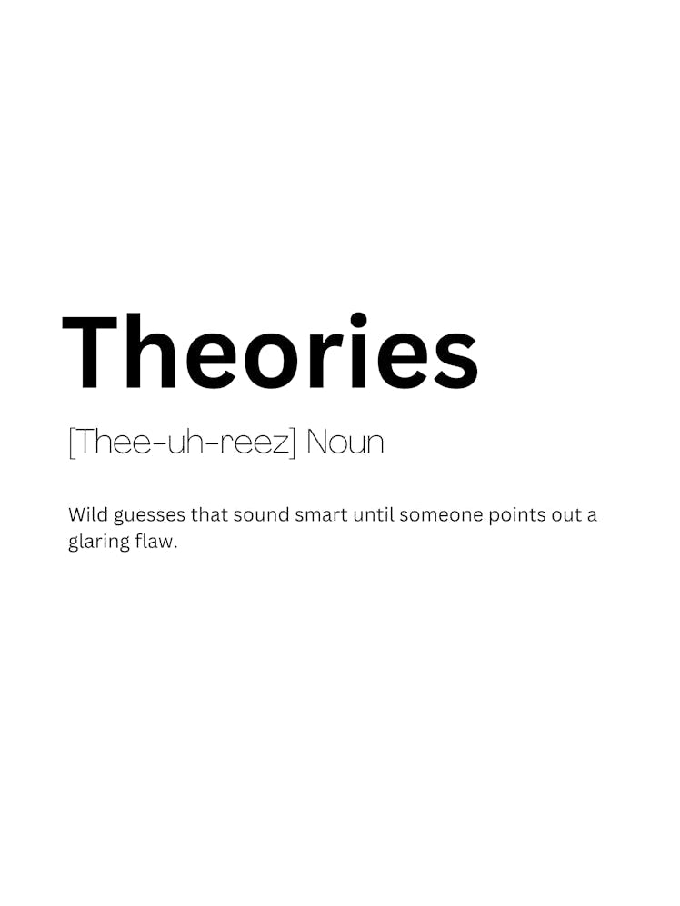 Theories Definition Meaning