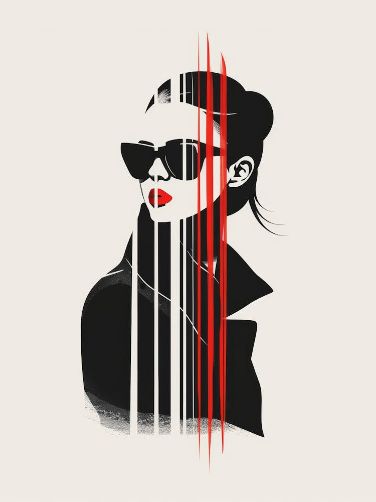 Portrait Of A Woman With Sunglasses 3
