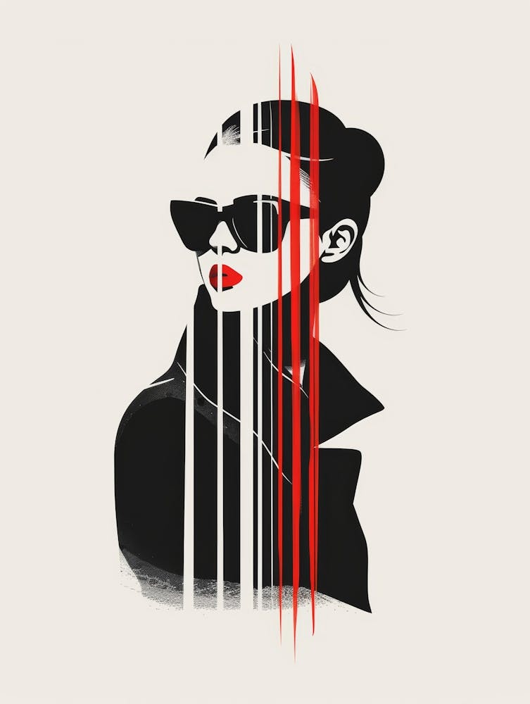 Portrait Of A Woman With Sunglasses 3