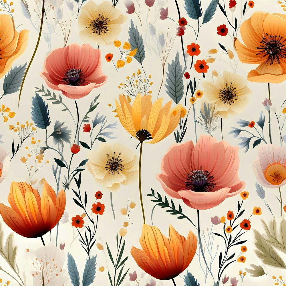 Floral Seamless Pattern
