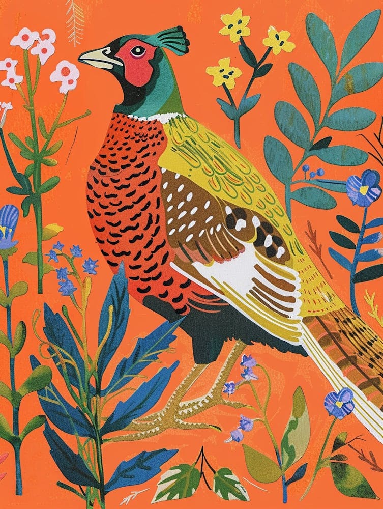 Spring Birds Pheasant 2