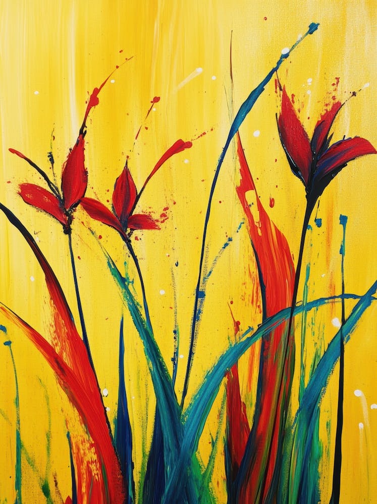 Abstract Flower Painting 24