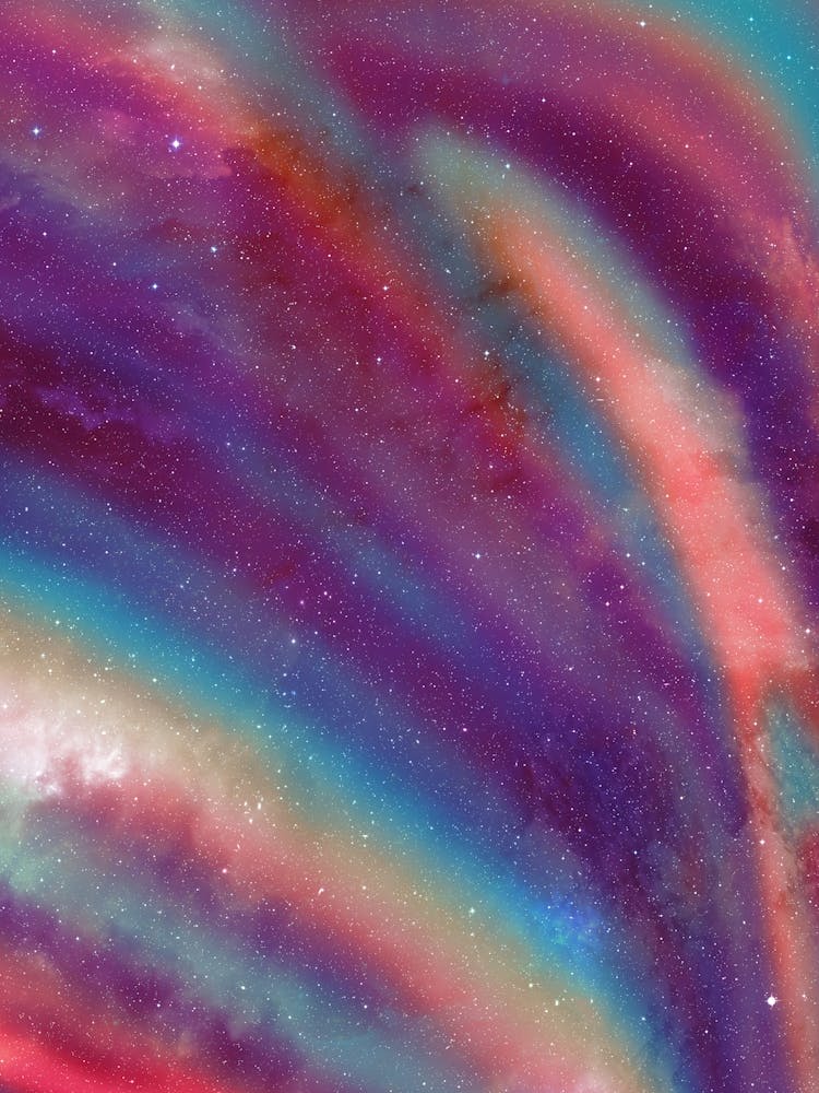 Synthwave neon space #16 - Galaxy