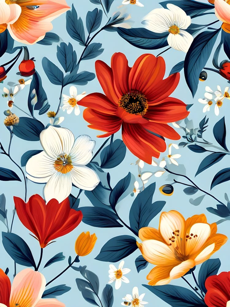 Floral Seamless Pattern 18