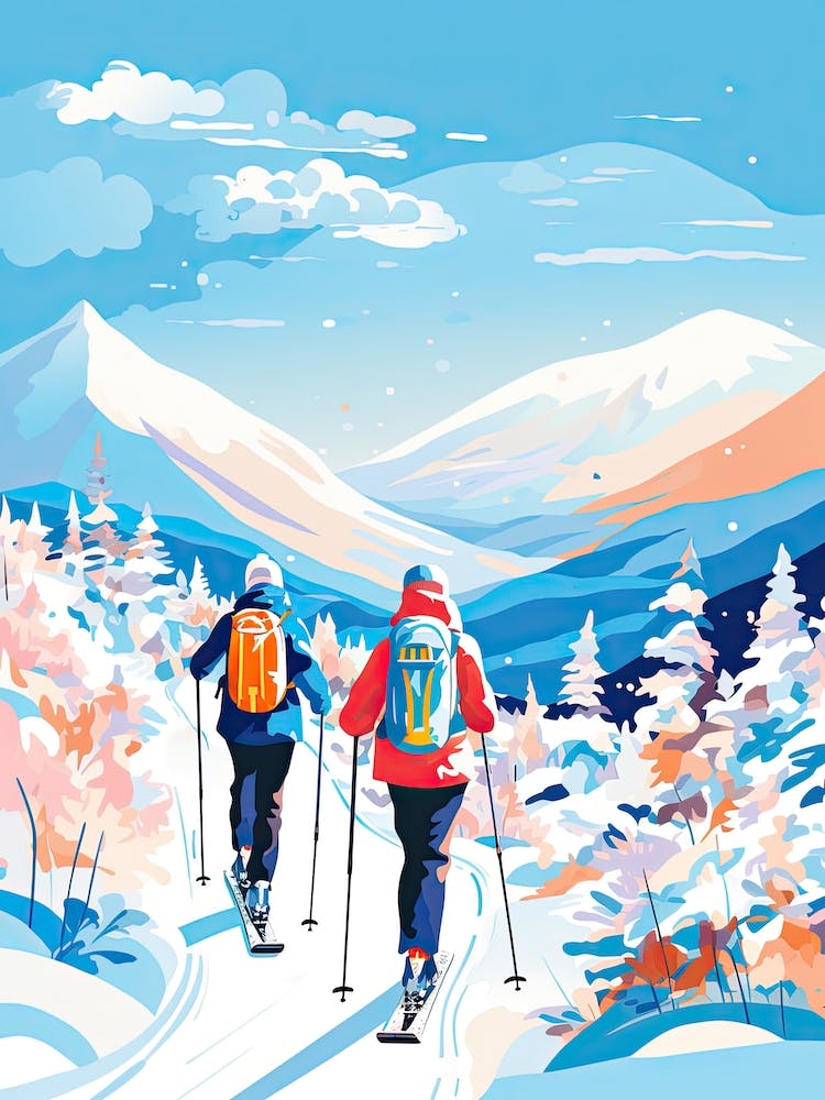 Are, Sweden, Ski Resort Illustration 1