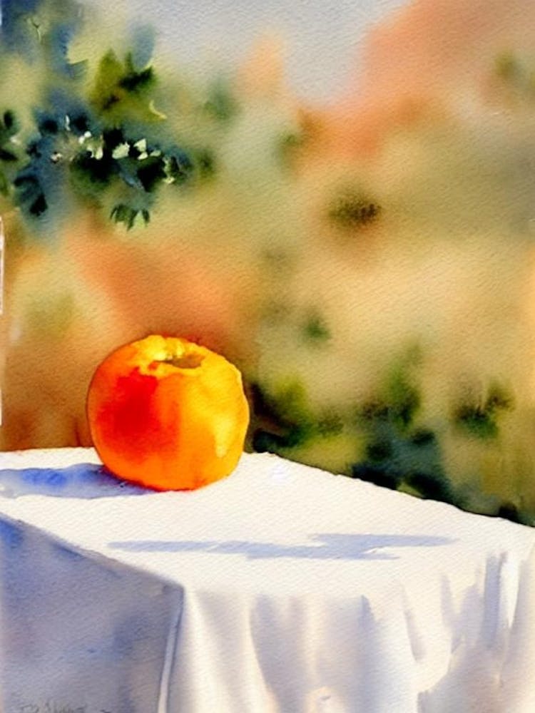 Clémentine, Fruit à l'Aquarelle Italienne