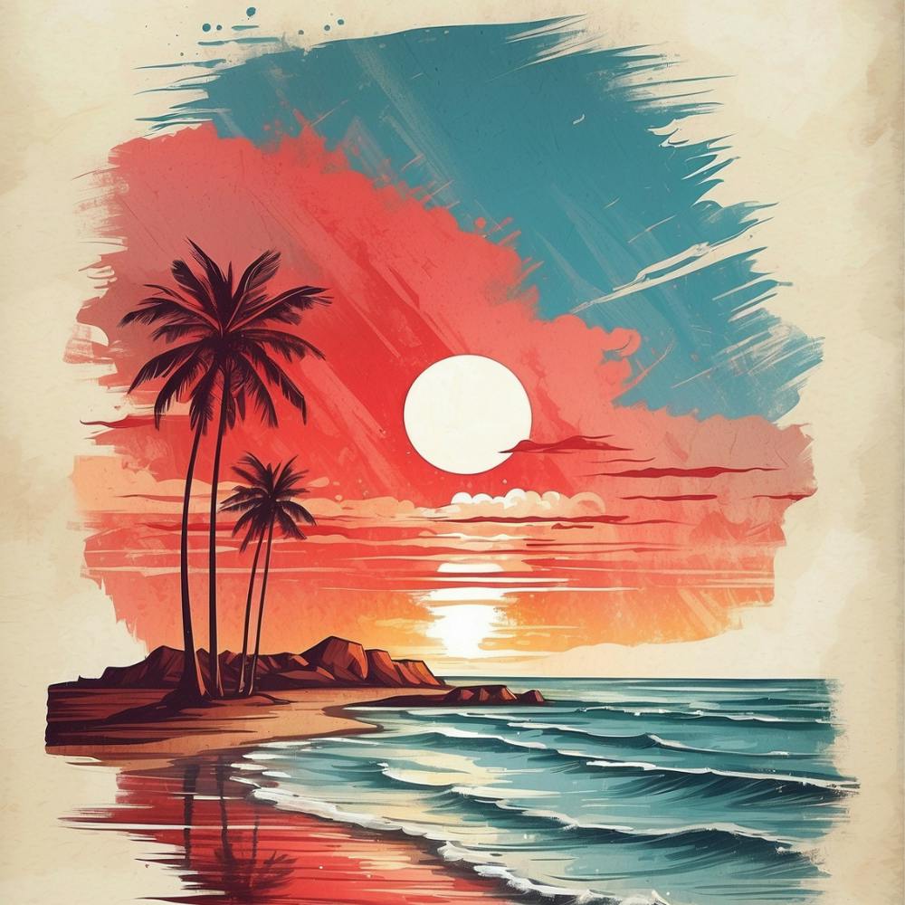 Sunset At The Beach