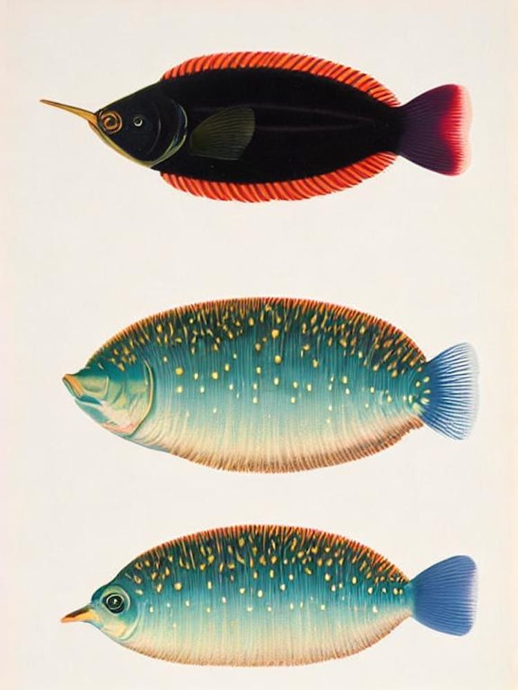 Sea Urchin Roe Vintage Poster