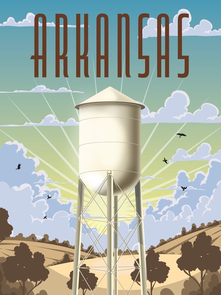 Arkansas USA Water Tower