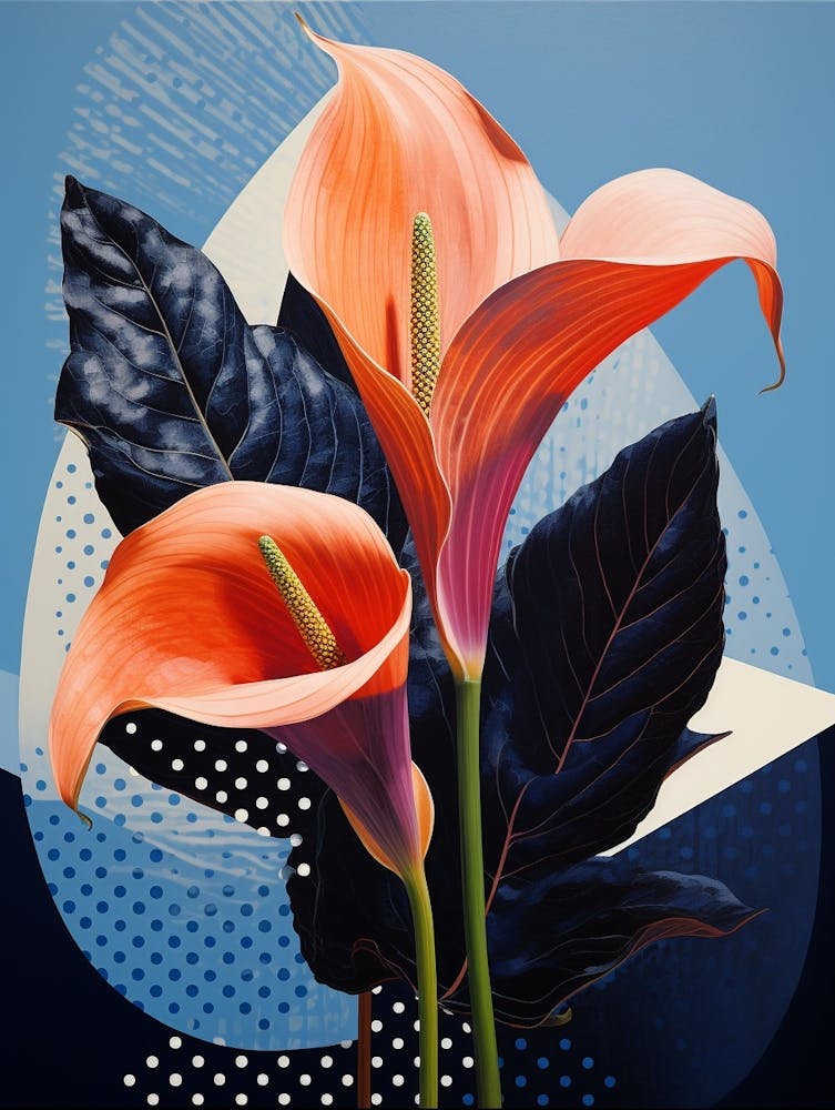 Surreal Florals Calla Lily 2 Flower Painting