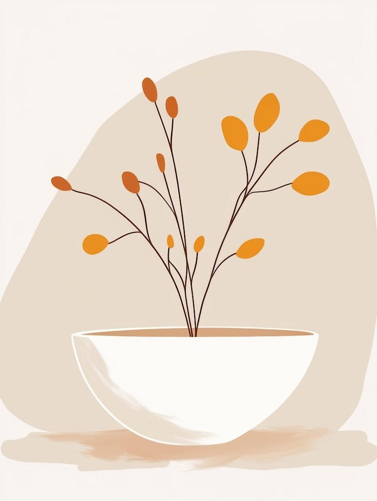 Autumn Leaves In A Bowl 4