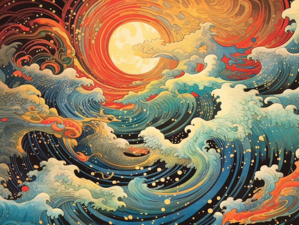 Sunrise Over The Ocean