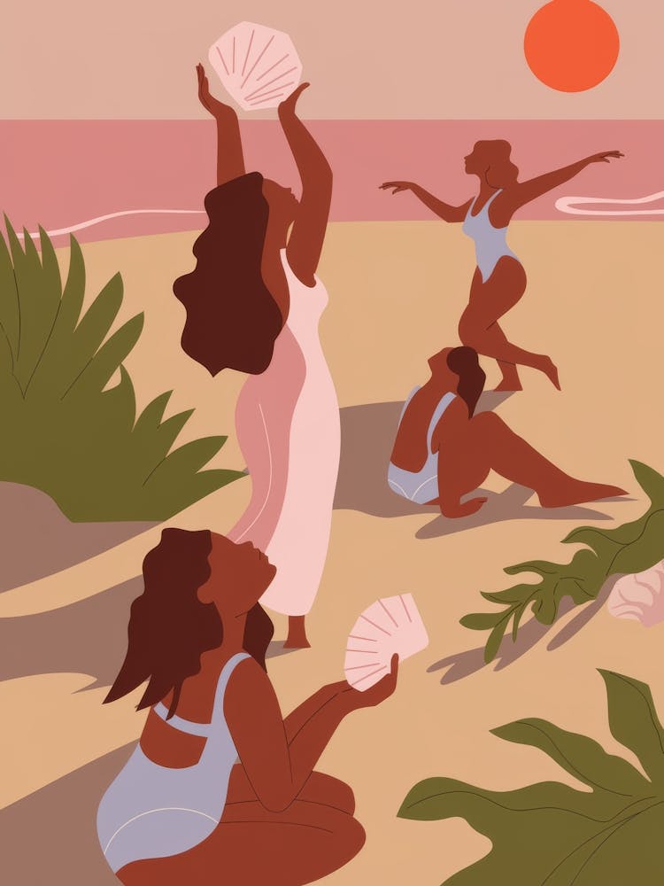 Seashell Sunset Celebration