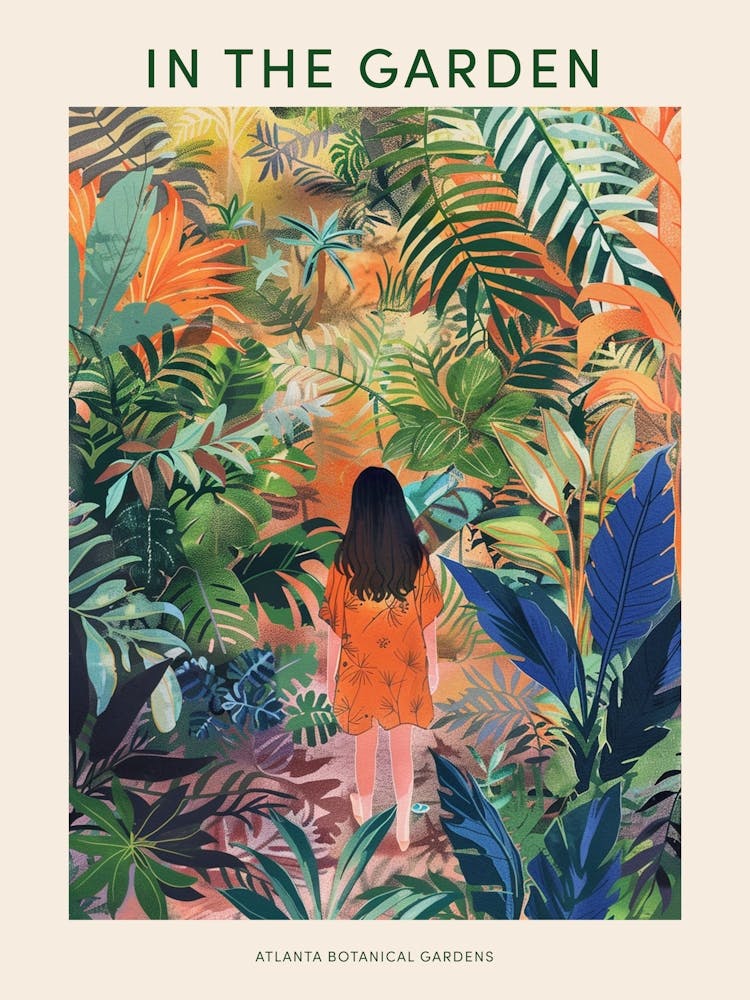 In The Garden Poster Atlanta Botanical Gardens 2